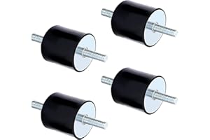 LWTSRP 4 Pezzi Isolatore di Vibrazioni, Antivibranti in Gomma M8, M8 Supporti Isolanti Antivibrazione, per Air Compressors Diesel Engines Gasoline Engines Water Pumps