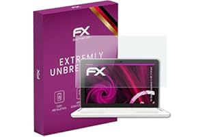 atFoliX Lámina Protectora de plástico Cristal compatible con Google Chromebook 11 HP, 11.6 Inch Película Vidrio, 9H Hybrid-Glass FX Protector Pantalla Vidrio templado de plástico