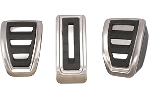 Swgaunc Pedalabdeckung Kupplungspedal Bremspedal Gaspedal für Transporter T5 T6 Mul-tivan T5 T6 T7