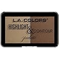 L.A. Colors Highlight and Contour Palette - Medium to Tan, Multi Color, 7 g