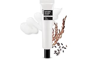 COXIR svart snigelkollagen ögonkräm (30 ml / 1,01 fl.oz.) svarta bönor, snigelslida, klibbig struktur av kollagen formulerad