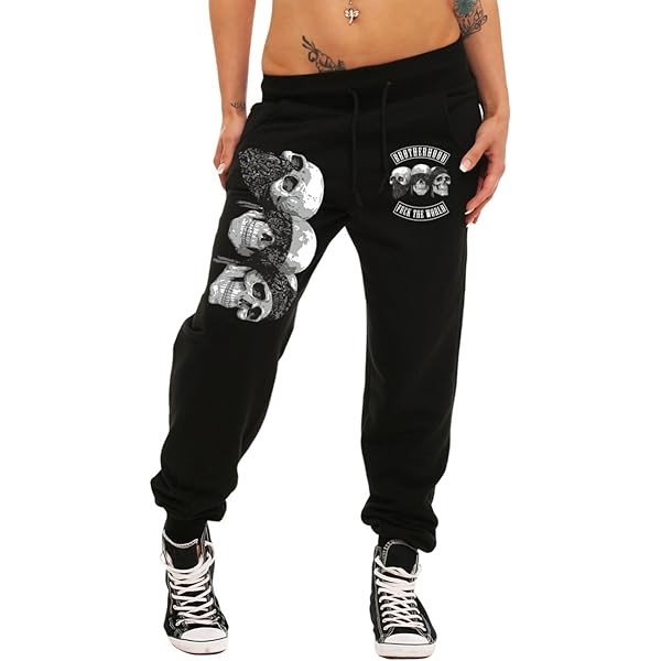 Funny Jogginghose Damen - Motivhose Mit Spruch 'Tanzt Ihr Stricher'