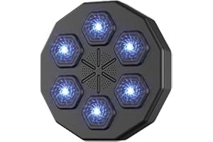 CCACHE Scatola musicale smart da parete, bersaglio per allenamento, attrezzatura per allenamento di boxe, divertente gioco per combattimento o allenamento, per kickboxing, karate, casa, palestra (dimensione: