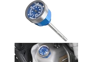 NICECNC Ölthermometer Motorrad, Ölpeilstab mit Temperaturanzeige, Compatible with Yamaha Raptor 700 2016-2024, 700R 2006-2024, 700R SE 2010-2024, YFZ450 2004-2013, 5LP-21761-01-00, Öltemperaturmesser