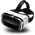 Azonee VR Headset 3D Virtual Reality for Kids and Adults VR Goggles for Smartphone 4.5-6.3in Eyes Protected Anti-Blue HD Lenses for Phone Samsung and Android