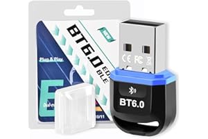 YIKO Adattatore Bluetooth USB 5.4, Dongle Bluetooth Bluetooth Stick Dongle (EDR & BLE) per PC Laptop Desktop Computer, supporta Windows 11/10/8.1/7 (T640)