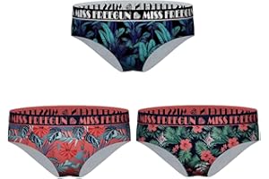 FREEGUN Lot de 3 Boxers Coton Femme