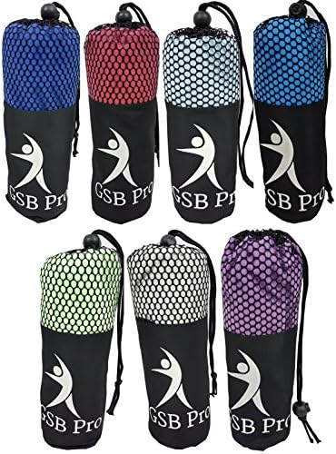 Microfibre Towel – Quick Fast Dry Towel - Compact and Lightweight - Antibacterial – Great for athletics, beach, bath, backpacking, camping, swimming, fitness, gym, hiking, military, outdoors, pilates, yoga and travel – Comes in breathable mesh bag (Blue, 80cm x 130cm)