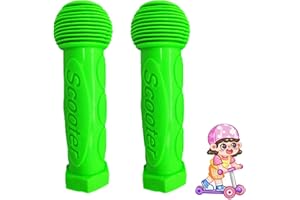 RAMONI Micro Scooter Handles,1pcs scooter grips,Non-Slip Kids Scooter Handlebar,Non-Slip Rubber T-Bar Grips,Durable Scooter Handlebar Grips,For Kids Mini Or Max Micro Scooter/Wheel Scooters(Green)