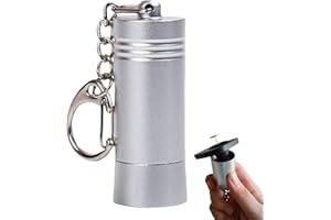 OUXING Security Tag Remover for Clothes,Powerful Deactivator Magnetizer,Security Hook Tag Remover,Anti Theft Tag Remover,Magnetic Key Prong Stop Lock,Mini Magnetic Key Peg Stop Lock,Label Remover(Silver)