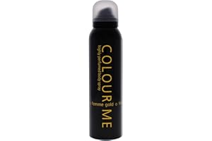 COLOUR ME Gold Femme Parfum - Spray Corporel de Luxe 150 ml Longue Durée par Milton-Lloyd