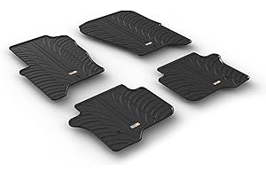 ‎TRAVALL Travall Mats Gummifußmatten Kompatibel Mit Land Rover Discovery 4 (2009-2016) TRM1253 - Allwettermatten Nach Maß Fussmatten Set