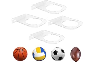 BiJun Ball Halterung Wandmontage Ballständer Ständer Display Halter Ballständer, Für Basketball Fußball Volleyball Softball Rugby Ball