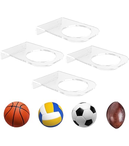 Support à Ballons Vertical 3 étages - Pour Basket, Foot, Volley, Jusqu'à 8-10 Ballons, Acier, 33x144 Cm