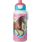 Mepal Su Şişesi 400 ml, At Desenli