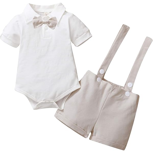 Generisch 2025 - Ensemble Formel Bébé Garçon Barboteuse à Manches