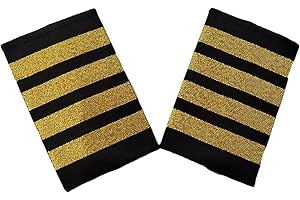 Bongles 1 Paar Pilot Epaulets Streifen Muster Dekoration Uniformen Zubehör Epauletten Schulter Pilots Bar Für Hemd
