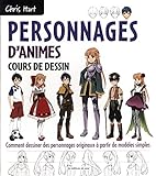 Personnages d'animes : cours de dessin : Comment dessiner des personnages originaux à partir de modèles simples