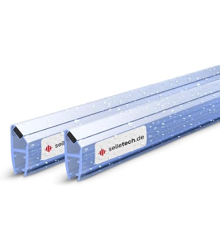 Magnetdichtung Für Duschkabinen – 180°/90° Winkel, Für 10 Mm Glas, PVC, UV-beständig, Selbst Kürzbar