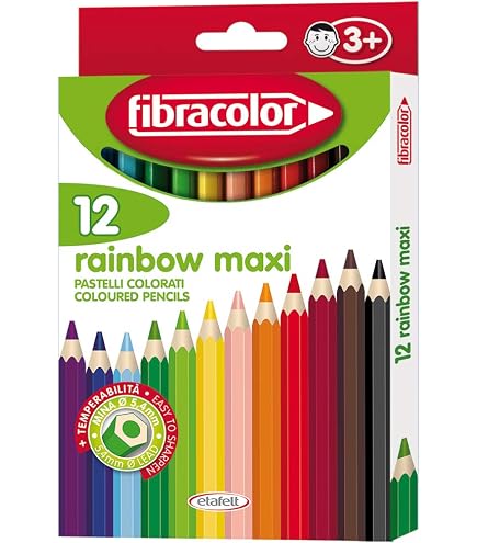 Fibracolor Coloritone - 6 Pennarelli Punta Grossa Superlavabili Per Bambini - Made In Italy - 4