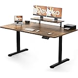 Devoko Scrivania Elettrica Regolabile 160 x 70 cm con Supporto per Monitor, Scrivania Regolabile in Altezza Elettrica con 2 A