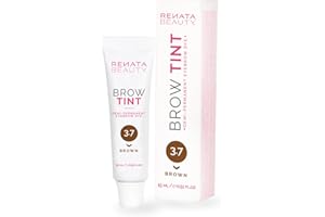 ‎RB RENATA BEAUTY Renata Beauty Augenbrauenfarbe - Premium Augenbrauen-Färbemittel - 15 ml anpassbaresund langanhaltende Augenbrauen-Farbe für 4 Wochen - sicher und sanft - in 4 Farben erhältlich [Braun]