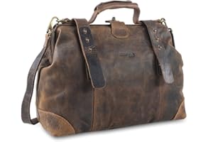 Greenland Nature Classic Bügeltasche Doktorkoffer Leder 37 cm