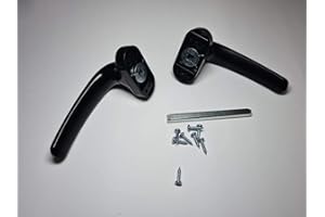 FEMI MANIGLIA PER INFISSI IN ALLUMINIO NERA (COPPIA)