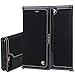 Produktbild HARRMS Apple iPhone 6Plus /6s Plus 5,5" Leder Hülle Flip Case Handytasche und Brieftasche mit Standfunktion Kredit Karten Fach mit Unsichtbarem Magnet,Schwarz