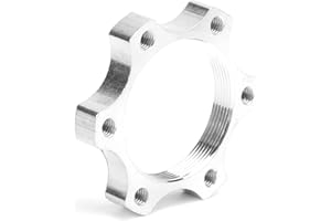 01 02 015 Adaptateur de moyeu Avant de vélo, Rotor de Frein à Disque Base de vis à Disque 6 Trous Professionnelle pour Remise à Neuf de vélos pour bagues filetées(Socle de 44 mm)