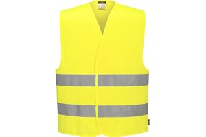 Portwest Hi-vis Two Band Chaleco de Alta Visibilidad Unisex adulto (Pack de 1)