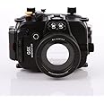 Fotga 40M 130ft Boîtier étanche Waterproof Underwater Housing Case pour Caméra Canon PowerShot G5X