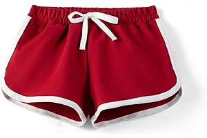 Naiyafly Sportliche Shorts für MädchenTeen Kinder Mädchen Laufen Fitnessstudio Sport Tanzen Shorts Freizeitkleidung Joggershorts für Mädchen