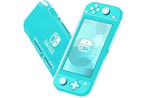 Coholl Funda Compatible para Nintendo Switch - Funda Grip con Absorción de Golpes y Diseño Antiarañazos, Funda Protectora Separable, Funda Protectora Transparente con Purpurina cristalina
