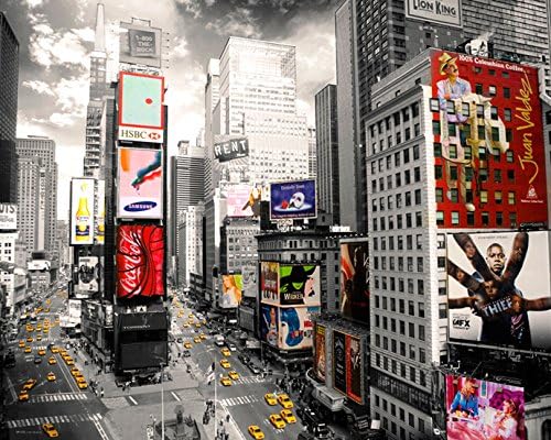 GB eye 40 x 50 cm Times Square 2" New York Mini Posters, Multi-Colour