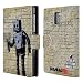 Produktbild Offizielle Brandalised Robot Banksy Kunst Street Tag Brieftasche Handyhülle aus Leder für BlackBerry Passport