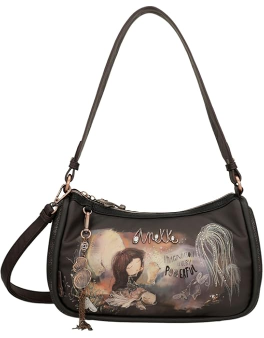 Sac Shopper Femme Anekke – Grand Portefeuille En Similicuir, Bandoulière Réglable, Style Aventure