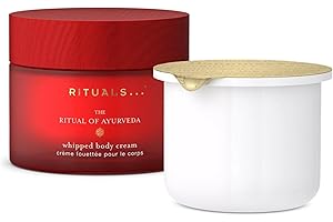 ‎RITUALS RITUALS Body Cream + Nachfüllpackung, The Ritual of Ayurveda Geschenkset, Neue Glasverpackung, Feuchtigkeitsspendende Körpercreme mit Indischer Rose und Süßmandelöl, 2 x 220 ml