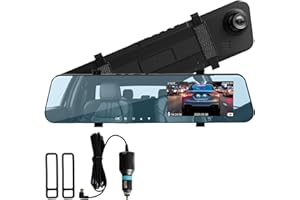 GENÉRICO Dash CAM Coche 4K Full HD - Cámara Vigilancia Coche con GPS, Sensor G, Detección de Movimiento, Visión Nocturna Infrarroja, Pantalla LTPS, Bucle Continuo, Tarjeta TF 128GB-1