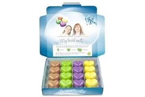 Spotless Leopard Mom's Favourites Wachsschmelzen, 16 x 5 g, für Mütter, mit je 4 Zimt, Apfel, Flieder und Vanille, in einer Deluxe-Geschenkbox, hergestellt in Großbritannien