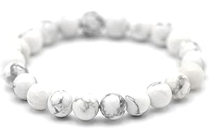 Miracles Minéraux Bracelet perle ronde 8 mm, pierre naturelle, création artisanale française, plus de 80 choix