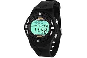 TENOCK Orologio Digitale Per Bambini, Orologio Sportivo A Led, Per Ragazzi E Ragazze, Impermeabile, 50 M, Con Cronometro, Regalo Per I Vostri Bambini Di Età 4-12