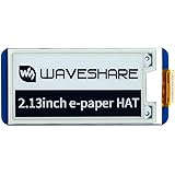 Waveshare 2.13 Inch e-Paper Display HAT V2 250x122 Resolution E-Ink Screen Electronic Paper Module with Embedded Controller P