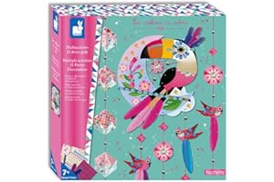 JANOD Kit Creativo Caja Multiactividades 11 Decoraciones Girly - Manualidades - Imaginación y Creatividad - Desde 7 Años
