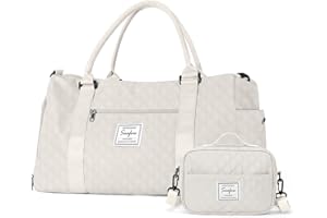 HYC00 Bolsa de Gimnasia Womens Mens con Compartimento de Zapatos y Pocket Wet,Bolsa Travel Duffel para avión,Sport Gym Tote Bags,Weekend Bolsa pernocte Llevar en Bolsa Hospital Holdalls