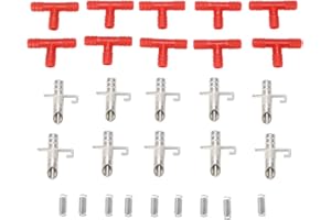 Pssopp 10 Stücke Automatische Kaninchen Nippel Trinker Wasser Feeder Maus Waterer Bunny Rat Frettchen Chinchilla Nagetier Geflügel Bewässerungssystem