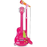 Bontempi Icom 24 5872 Rock Gitar Ayaklı Mikrofonlu, Pembe