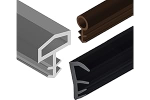 VARGORT Aislador de frio ventanas | Perfil de estanqueidad para ventanas | MUESTRARIO | Burlete puerta entrada | Junta goma ventana aluminio | Junta de goma para puertas madera | Junta de ranura 4mm.
