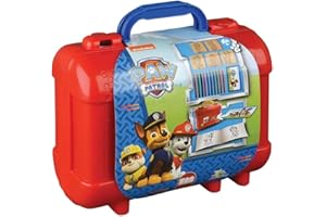 Travel Set - MULTIPRINT - 42903 - 5 tampons Pat Patrouille, 10 crayons