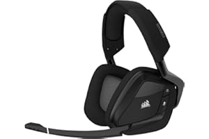Corsair Void RGB Elite Wireless Premium Gaming Headset with 7.1 Surround Sound, Carbon